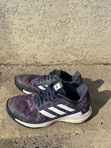 беговой дорожек: Мужские кроссовки, 41, Adidas, Б/у, цвет - Синий — 3
