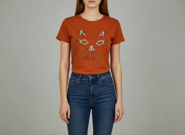 raccoon t shirty: Women`s T-shirt, size S