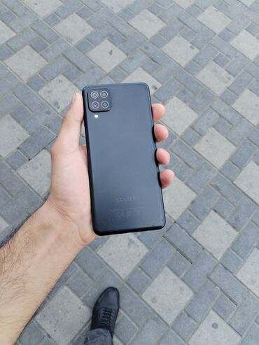 Samsung: Samsung Galaxy A12, 128 ГБ, цвет - Черный, Кнопочный, Отпечаток пальца, Face ID