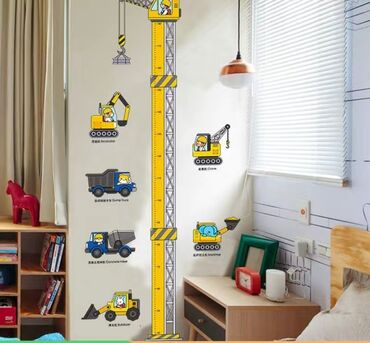 в детский сад: Ростомер наклейка на стену детский - это удобный и стильный способ