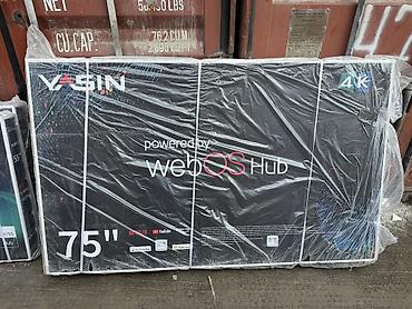 Телевизоры: 🔥💥СУПЕР АКЦИЯ 💥🔥🔥 телевизор YASIN 75 webos hub яркий 75 дюймовый — 1