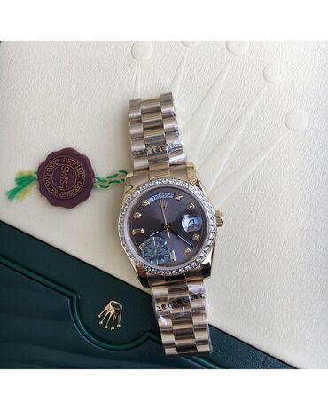 часы наручные мужские с автоподзаводом: Rolex Day-Date ️Люкс качества ️Сапфировое стекло ️Японский механизм