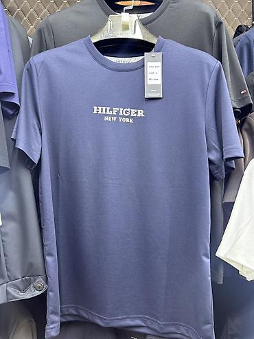 ray ben: Мужская футболка, 2XL, 3XL, 4XL, Tommy Hilfiger, Новый, цвет - Синий, Платная доставка — 1