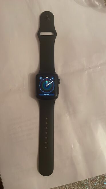 apple watch 4: İşlənmiş, Smart saat, Apple, rəng - Qara