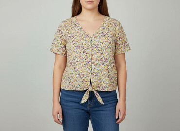 bluza z krótkim rękawem zara: FatFace, Жіноча блуза, розмір 2XL