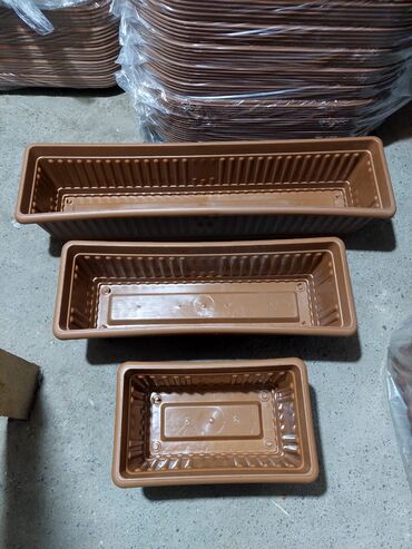 Bitkilər üçün dibçəklər: Dipçekler gül qabilar 30 sm 50 sm 70 sm 75 sm 85 sm 90 sm olculer var — 14