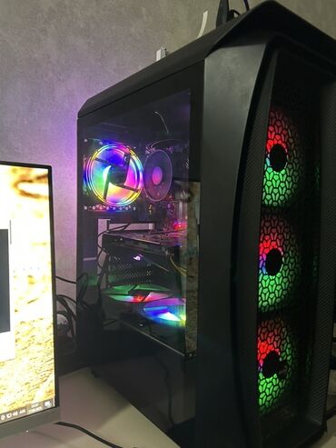 Opel: RGB işıqlanmaya malik oyun/ofis masaüstü kompüter İ5 3470 8 gb ram