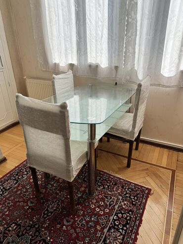 кухонный стол и стулья: Hamisi birlikde 25 azn yerlesir Ayna Sultanovada