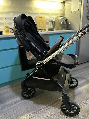 silver cross: Детская коляска-люлька Kidilo, 2 в 1, цвет черный - Просторная люлька — 8