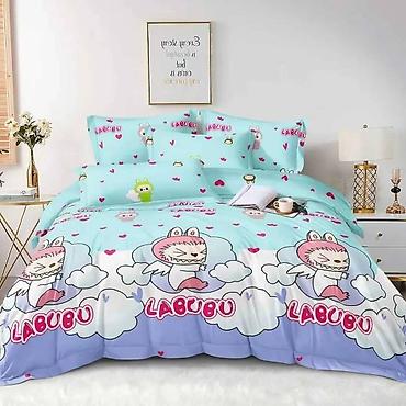 Posteljina: Dečiji set posteljine – više dezena Opis: - Višedelni set posteljine — 9