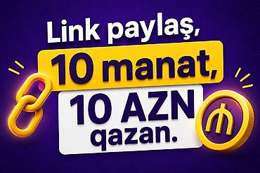 ремонт авто с выездом: Referal link paylaşım kampaniyası - Link paylaş: 10 manat, 10 AZN — 1