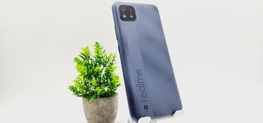 телефонные аксессуары: Realme C11 (2021), Б/у, 32 ГБ, цвет - Серый, 2 SIM