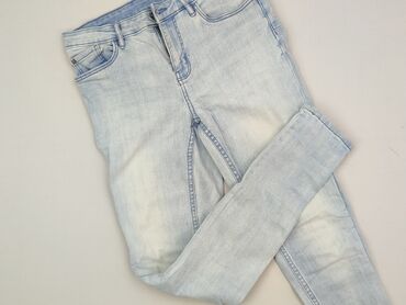 bershka jeansy relaxed fit: Spodnie jeansowe, Esprit, 10 lat, 140, stan - Idealny