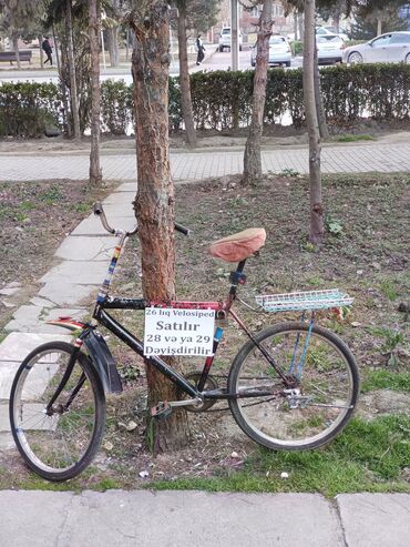 velosiped ucuz tap: İşlənmiş Şəhər velosipedi 26", Pulsuz çatdırılma