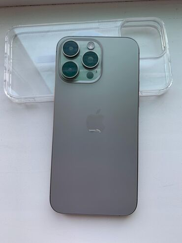 стралная машына: IPhone 15 Pro Max, Б/у, 256 ГБ, Natural Titanium, Чехол, 91 %