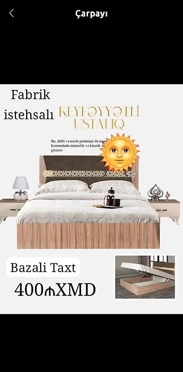 kravat: Yeni, İkinəfərlik çarpayı, Bazalı, Matras ilə — 1