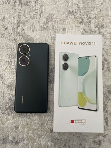 телефон буу: Huawei nova 11i, Колдонулган, 128 ГБ, түсү - Жашыл, 2 SIM