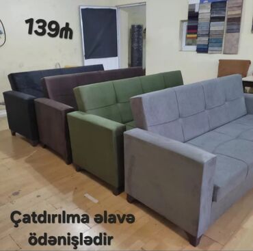 Yataq otağı dəstləri: Divan, Yeni, Açılan, Bazalı, Parça, Rayonlara çatdırılma