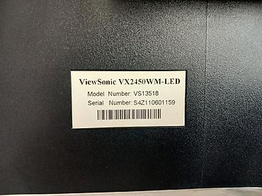 Monitorlar: ViewSonic VX2450wm-LED monitor - Ekran: 24 düym (60 sm), LED arxa — 3