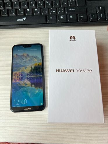 куплю телефон хуавей: Huawei P20 Lite, Б/у, 128 ГБ, цвет - Черный, 2 SIM