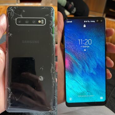 Iran Khodro: Samsung Galaxy S10 Plus, rəng - Qara, Qırıq