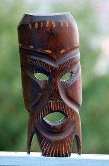 Ostali antikviteti: Maska AFRIČKA umetnost 30cm. Mid-Century. ORIGINAL. Afrička maska — 6