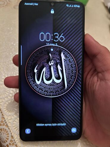 Samsung: Samsung Galaxy A32, 128 GB, rəng - Qara, Barmaq izi, Face ID