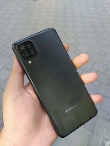 Samsung: Samsung Galaxy A12, 32 GB, rəng - Qara, Zəmanət