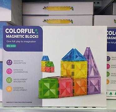 crvene 95: Magnetne 3D Kocke za Sklapanje od 30 Delova Razvijajte kreativnost i — 2