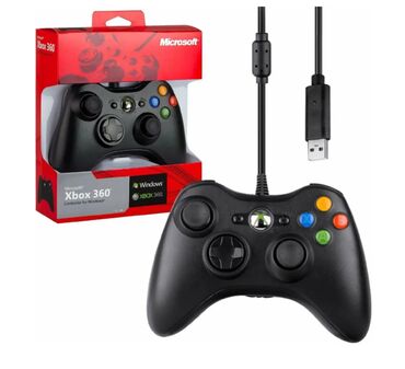 джойстик xbox 360 для пк: Джойстик проводной Controller for Xbox 360 (черный) ﻿Геймпад