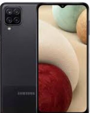 samsung a12 ekran qiymeti: Samsung Galaxy A12, rəng - Qara, Barmaq izi