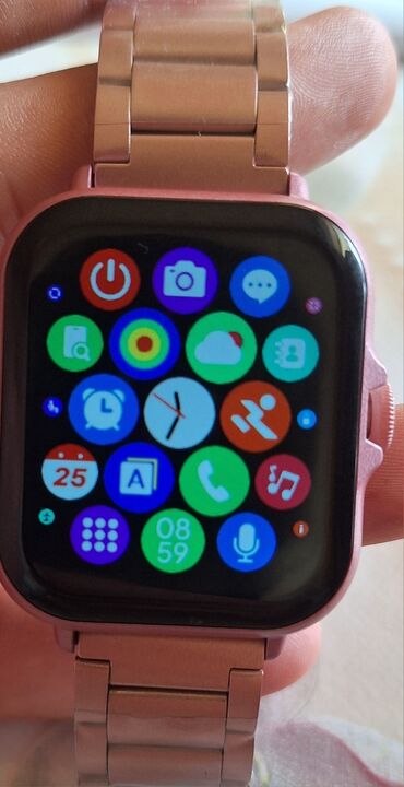 telfonlu saat: Yeni, Smart saat, Sensor ekran, rəng - Çəhrayı