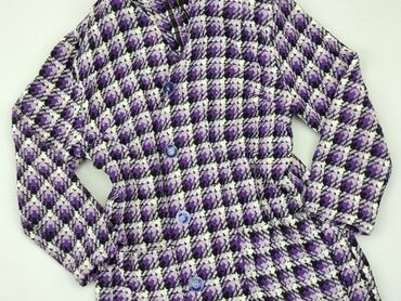 fioletowa spódnice w kratę: Knitwear, M (EU 38), condition - Good