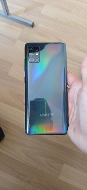 samsung телефон: Samsung A51, 64 ГБ, Отпечаток пальца, Две SIM карты, С документами
