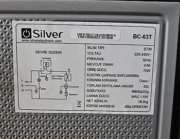 Soyuducular: Soyuducu mini soyuducu Silver Model: BC 63T Türk markasi İQLİM — 15