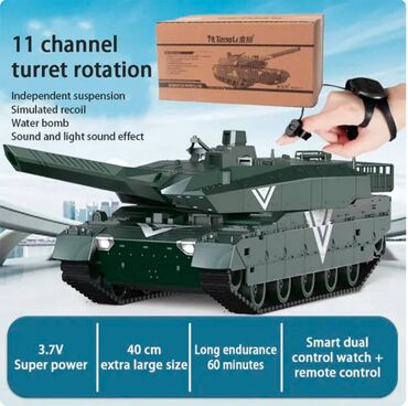 tenkovi igračke: Nov masivni 2,4GH RC tenk težak 1387 gr, kvalitetne detaljne