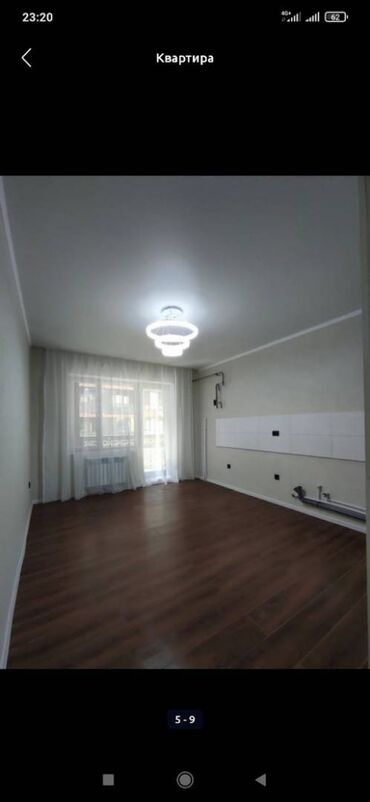 сдается квартира аламедин1 хозяин: 1 комната, 54 м², Элитка, 4 этаж, Дизайнерский ремонт