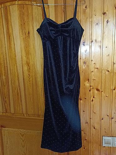 eclat de lune: Qara məxməri gecə donu - Rəng: dərin qara - Material: yumşaq məxmər — 1