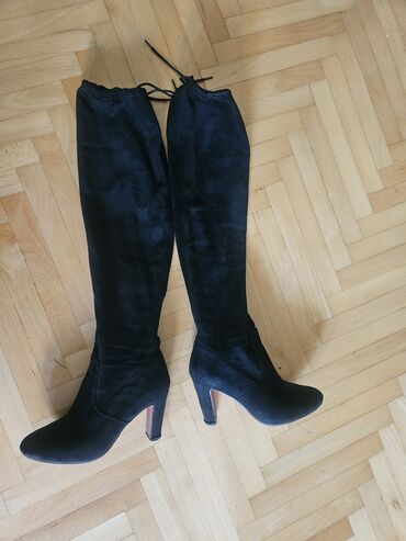 cizme preko kolena ravne: High boots, 40