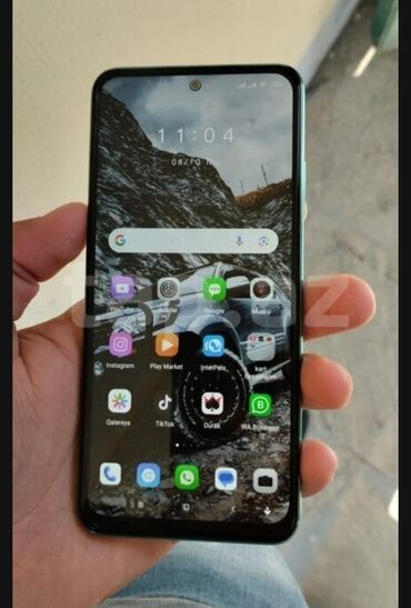 zapcast telefonlar: Xiaomi Redmi Note 10, 128 GB, rəng - Yaşıl, 
 Sensor