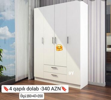 siyirməli şkaf: Yeni, Düz dolab, Qarderob, paltar dolabı