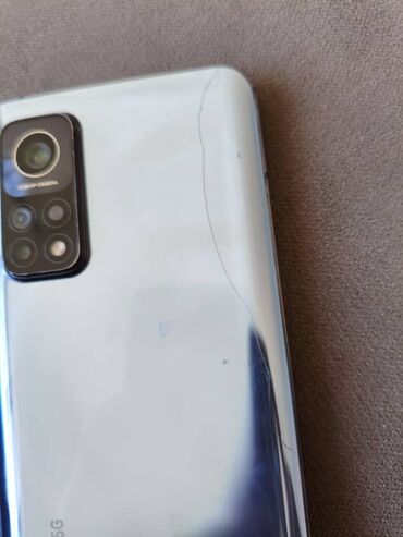 мобильные телефоны кнопочный: Xiaomi, Mi 10T Pro, Колдонулган, 256 ГБ, түсү - Күмүш, 2 SIM