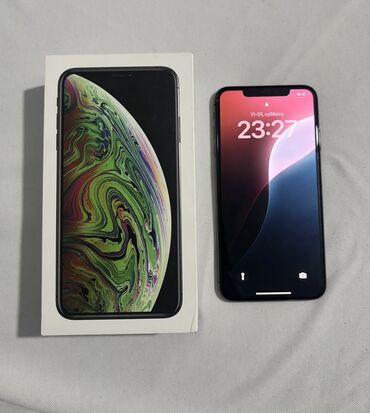 крышка айфон х: IPhone Xs Max, Колдонулган, 256 ГБ, Кара, Куту, 76 %
