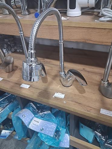 Mətbəx kranı – çevik “gooseneck” borulu, tək qollu qarışdırıcı -