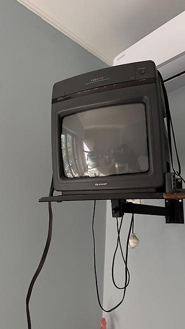 Televizorlar: Sharp “Video TV” CRT televizor + divar üçün dönər kronşteyn - — 1