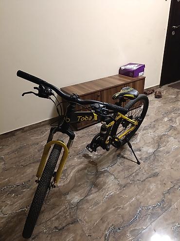 velo disk: Toba markalı dağ velosipedi - Rəng: qara-sarı - Çərçivə: yüngül və — 1