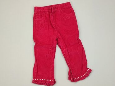 spodnie dla gruszki: Material trousers, 1.5-2 years, 92, condition - Very good