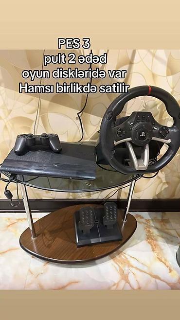 ps sükan: PlayStation 3 oyun dəsti - PS3 konsolu (Super Slim model) - 2 ədəd — 2