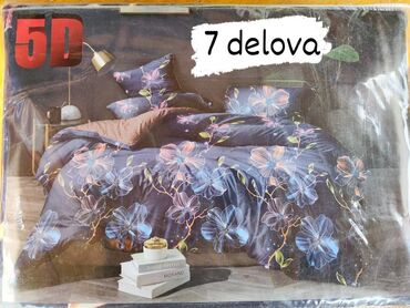 Posteljina: Posteljine matirani satenski pamuk Set sadrzi 7 delova: Cena: 3200 din — 7