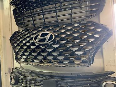 Решётка радиатора Hyundai (оригинальный дизайн «параметрическая сетка»